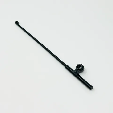 2614 LEGO Parts Minifigure Utensil Fishing Rod Pole 12L BLACK (1)