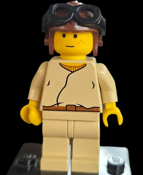 LEGO Star Wars Anakin Skywalker (aviator cap) Minifigure From Set 7141 I01