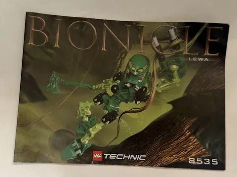 LEGO Bionicle 8535 Lewa Instruction Manual Booklet Only 2001 Technic