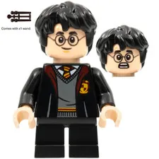 LEGO Harry Potter Minifigure hp314 Gryffindor Robe Open Wand New Hogwarts
