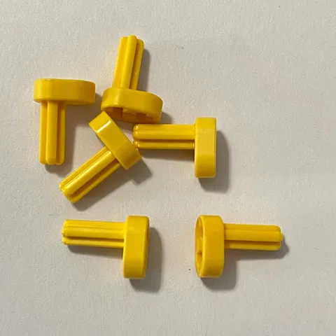 Lego 2853 Yellow Replacement Add-on Parts Pieces Lot of 6