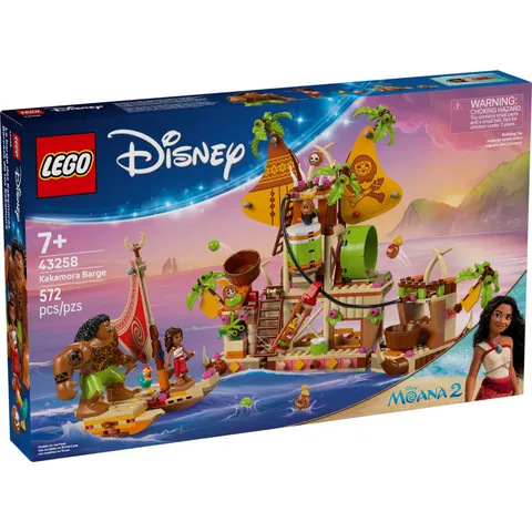 LEGO Disney Moana 2 Kakamora Barge Set 43258 572 Pieces New Sealed
