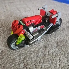 LEGO Racers 8354 Exo Force Bike Night Racer Pullback Motor Used Good Condition 
