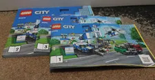 LEGO CITY Police Station 60316 Instruction #1 #2 & #3 Manuals Booklet
