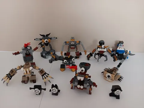 Lot of 12 Complete and Incomplete Lego Mixels Nixels Sets Replacement Parts
