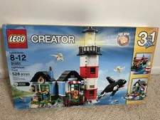 LEGO CREATOR 3 in 1 - Lighthouse Point (31051) - RETIRED OPEN BOX - SEE PHOTOS