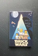 Star Wars Parody Movie Poster Custom printed original LEGO  2x3 tile