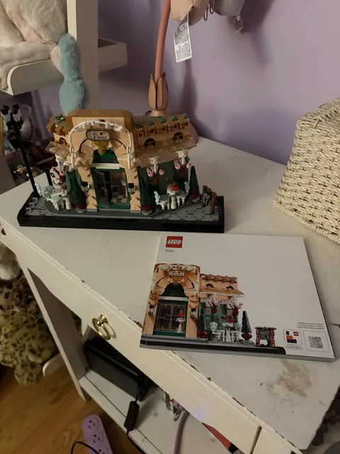 LEGO icons french cafe paris completed build with instructions - NO BOX