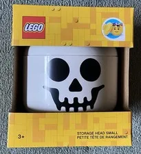 LEGO Halloween Edition Brick Storage Head Small Skeleton Skull Container 4032