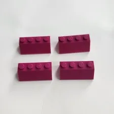 LEGO 3037 Magenta Slope 45 2 x 4 (4pcs) Brick