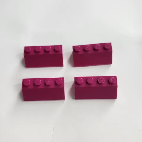 LEGO 3037 Magenta Slope 45 2 x 4 (4pcs) Brick