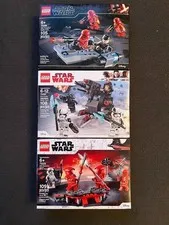 🚀💥3 LEGO Star Wars FIRST ORDER Sets (75197) (75266) (75225) Sealed 12 minifigs
