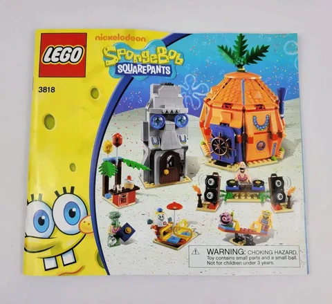 LEGO SpongeBob SquarePants 3818 Instruction (Manual Book Only) 2012