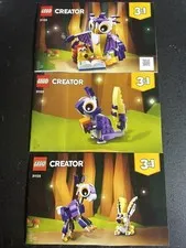 Lego 31125 3 In 1 Owl Instruction Manuals Only