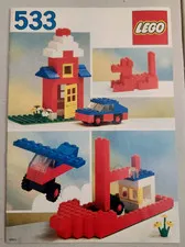 Vintage Lego Set 533 Instruction Manual Only