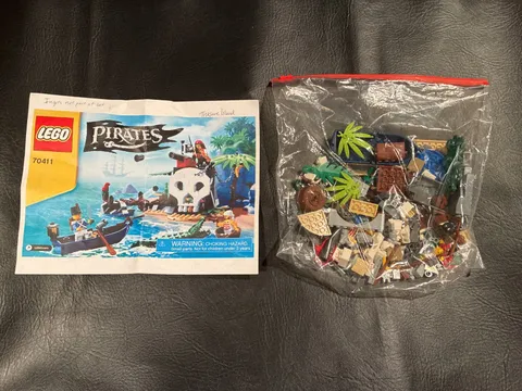 Lego Pirates Treasure Island 70411 - 181 Piece - Complete No Box or Instructions