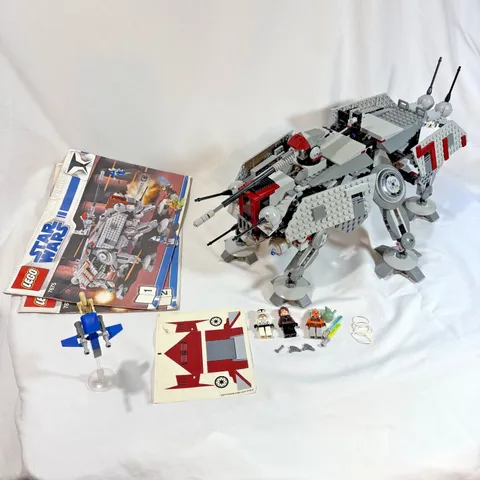 LEGO Clone Wars: AT-TE Walker (7675) Complete Ship Sticker sheet minus 1 minifig