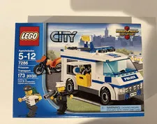 LEGO City Police Prisoner Transport 7286 Set 173 pcs Modular Build Easy Start
