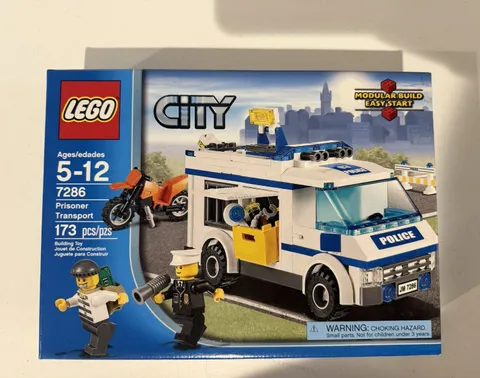 LEGO City Police Prisoner Transport 7286 Set 173 pcs Modular Build Easy Start