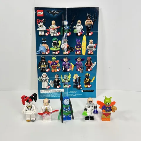Lego Batman Movie Lot 5 Minifigures Series 2 Hugo Strange Killer Moth Clock King