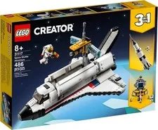 Lego Creator 3-in-1 Space Shuttle Astronaut Figure Building Set 144pcs New