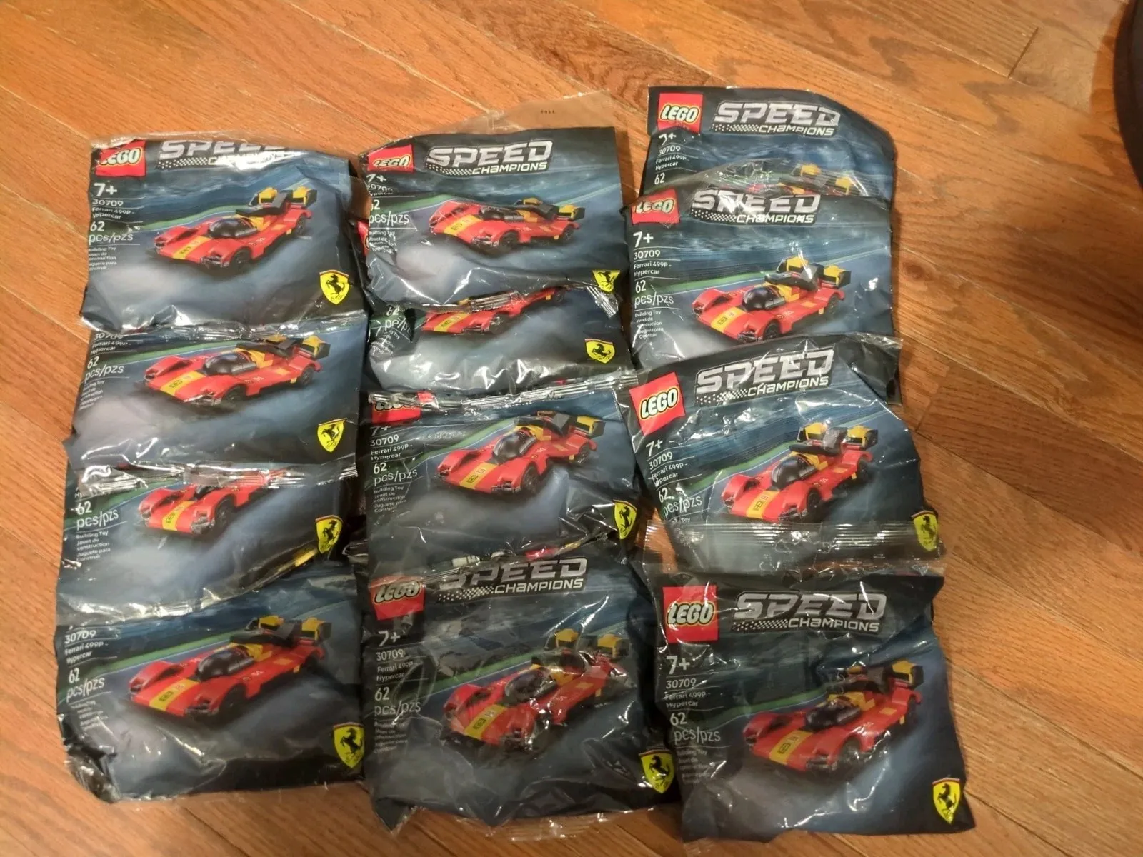 BRAND NEW LEGO #30709 SPEED CHAMPIONS - Ferrari 499P- Hypercar polybag Lot Of 12
