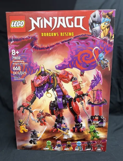 LEGO NINJAGO Dragons Rising Thunderfang Dragon of Chaos 71832 668pcs 8+