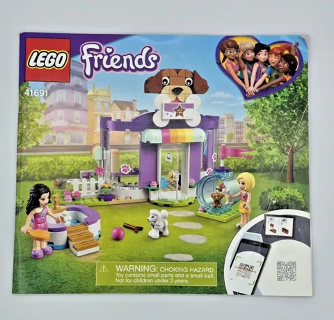 LEGO Friends 41691 Doggy Day Care Instruction Manual Only! 2021 Retired