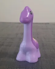LEGO DUPLO Baby Dinosaur Diplodocus Figure 37062pb02 Medium Lavender Yellow