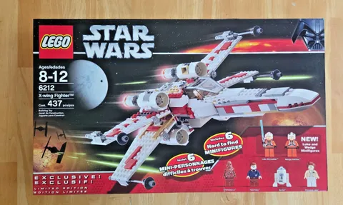 LEGO Star Wars X-WING FIGHTER Set 6212 New Sealed Hoth Leia R2-D2 Wedge Minifigs