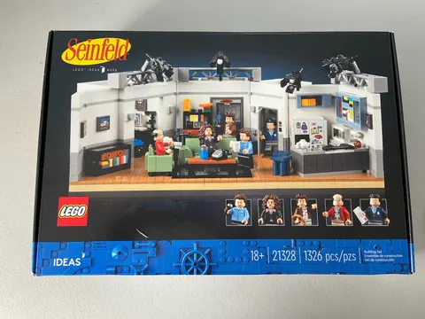 COMPLETE Used LEGO Ideas: Seinfeld 21328 All Minifigures Instructions + Box