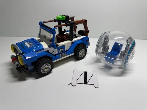 LEGO 75916 LEGO Jurassic World Dilophosaurus Ambush 100% COMPLETE box & manuals