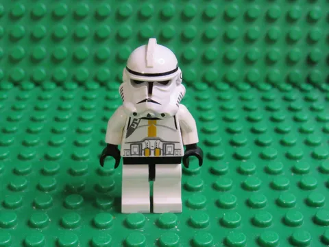 Lego Star Wars 327th Clone Trooper Minifigure Phase 2 Yellow 7655 Corps WH34