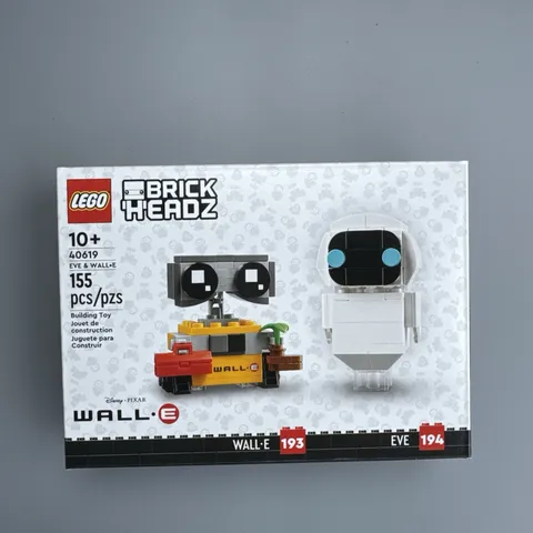 LEGO 40619 BRICKHEADZ Disney Pixar Eve & Wall-E - IN HAND READY TO SHIP