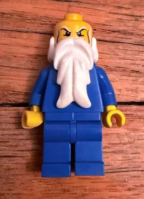 LEGO Castle Kingdoms Blue Wizard Minifigure - cas473 - Advent 2010
