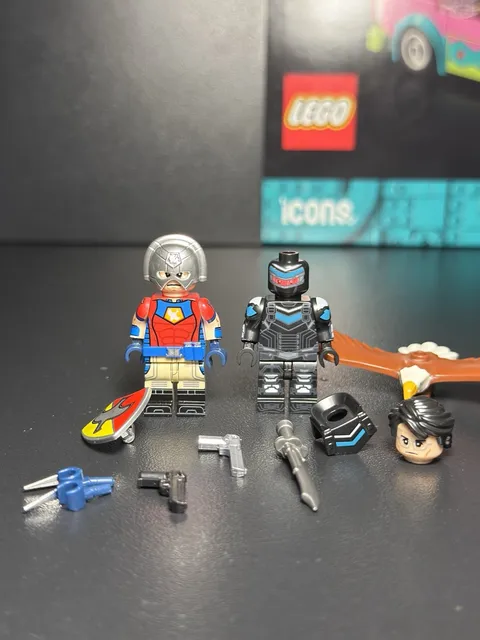 Lego DC Super Hero's Custom Peacemaker And Vigilante Minifigures