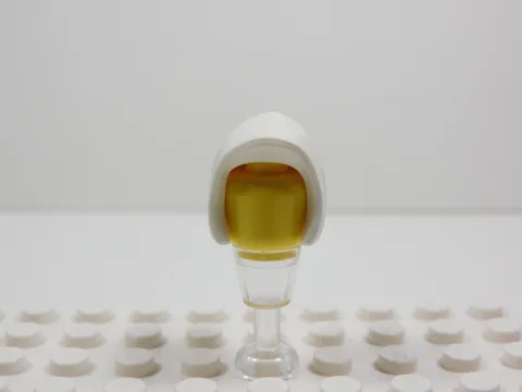 LEGO White Smooth Hood Headgear Accessory Minifig I12