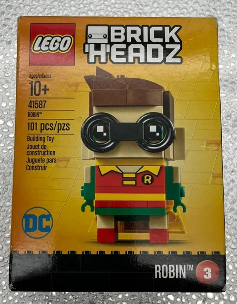 LEGO BRICKHEADZ: Robin (41587) NEW and Sealed in Box 2017 Retired
