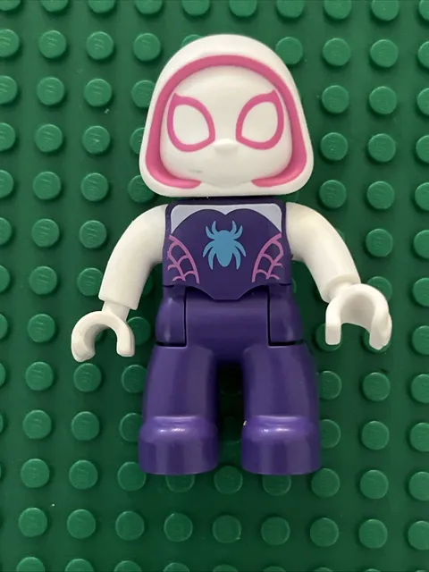 LEGO DUPLO Figure Ghost Spider Ville Marvel Spider-Gwen Superhero Minifigure