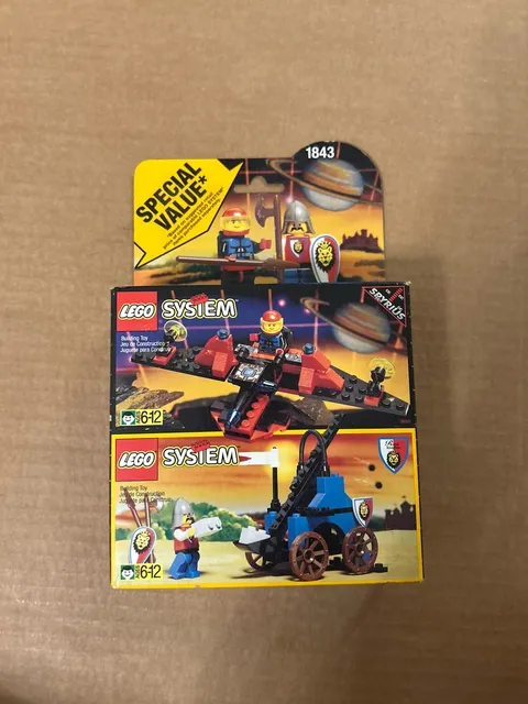 LEGO Assorted: Space/Castle Value Pack (1843)- Brand New In Factory Sealed Box