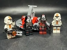 Lego 75001 Star Wars Republic Troopers Vs. Sith Troopers 100% Complete 