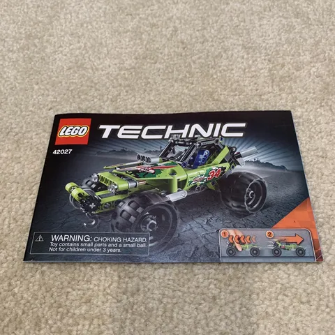 LEGO 42027 Technic Desert Racer Set Instruction Manual Booklet