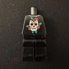 LEGO Day of the Dead (Dia de Los Muertos) torso and legs