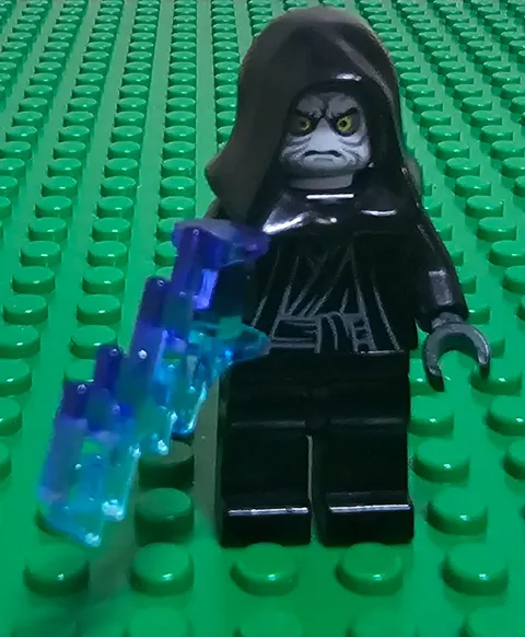 LEGO Star Wars Emperor Palpatine Minifigure (sw0634) w/ Force Lightning