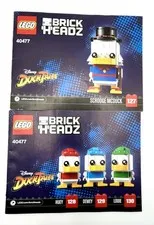 LEGO Manual Only 40477 BrickHeadz Ducktales Huey Dewey Louie Paper Instructions