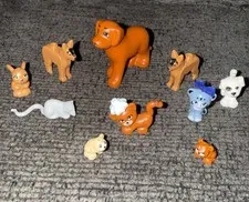 Lego Animal Lot Of 10 - Dogs, Mouse, Bunny & Cats