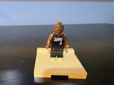 LEGO 2003 Allen Iverson NBA Minifigure Philadelphia 76ers #3 Black Jersey