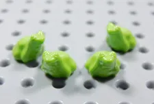 LEGO Lot of 4 Lime Green Tree Frogs Frog Animal Minifig BQ