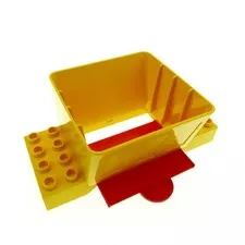 1x Lego Duplo Ball Track Funnel Yellow Slide Plate Red 31026 3102524 31025