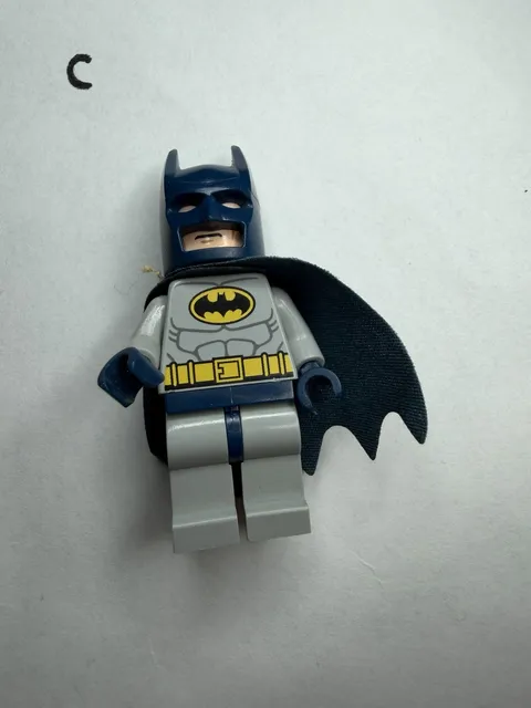 Lego Batman 6860 6857 Dark Blue Mask Cape (Type 1 Cowl) Super Heroes Minifigure 